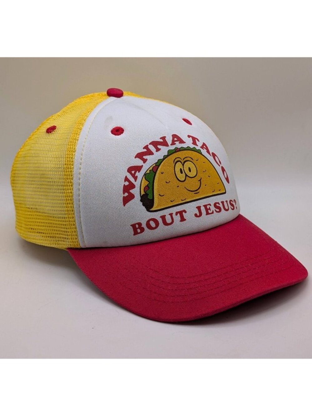 Kerusso WANNA TACO BOUT JESUS Trucker Snapback Hat Cap Unisex Adult Religious
